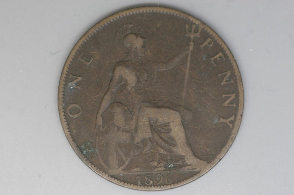 1896 - Penny - UK - Great Britain - aVF