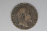 1905 - Half Penny - UK - Great Britain - gF