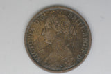 1861 - Farthing - UK - Great Britain - aVF