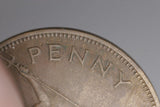 1946 - Penny - UK - Great Britain - 'PENNY' Doubled - gVF