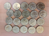 1984 - Australia - 1 Dollar Coins * 20 - Mob of Roos - EF