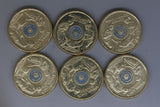 2021 - Australia - 2 Dollar Coins * 6 - Ambulance Services  - EF - Bulk