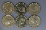 2021 - Australia - 2 Dollar Coins * 6 - Ambulance Services  - EF - Bulk