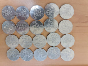 1994 - Australia - 50 Cent Coins * 20 - Year of the Family - EF - Bulk