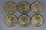 2021 - Australia - 2 Dollar Coins * 6 - Indigenous Military  - EF / gEF - Bulk