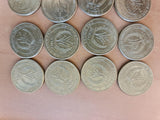 2001 - Australia - 1 Dollar Coins * 20 - Year of Volunteers - VF / gVF