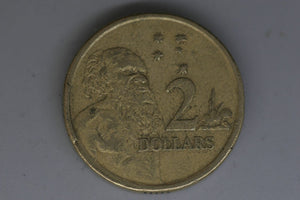 1999 - Australia - 2 Dollar Coin - Elder - Rim Cud - F