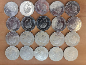 2020 - Australia - 50 Cent Coins * 20 - Coat of Arms - gEF / aUNC - Bulk