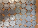 over 200 New Zealand Coins from 1967 to 1999 - 127 * 20c, 54 * 10c, 29 * 5c