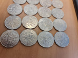 1982 - Australia - 50 Cent Coins * 20 - Commonwealth Games - EF - Bulk