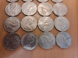 1982 - Australia - 50 Cent Coins * 20 - Commonwealth Games - EF - Bulk