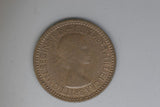 1953 - UK - Great Britain -Farthing Coin - Obverse 1, Reverse A - VF