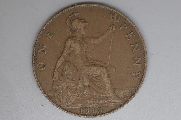 1910 - Penny - UK - Great Britain - aVF