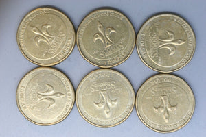 2008 - Australia - 1 Dollar Coins * 6 - Scouts Centenary - EF - Bulk