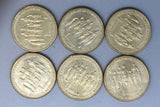 2009 - Australia - 1 Dollar Coins * 6 - Year of the Older Person - EF - Bulk