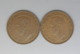 Penny * 2 - UK - Great Britain - KGVI - 1939, 1940 - gVF