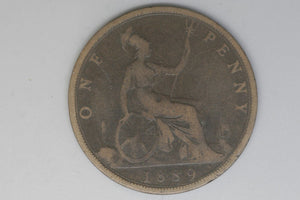 1889 - Penny - UK - Great Britain - aF