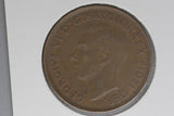 1949 - Australia Penny - Diecrack Rim thru 'D' - gF