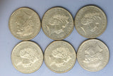 2003 - Australia - 1 Dollar Coins * 6 - Women's Suffrage - EF - Bulk