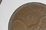 1948 - M - Australia Penny - Doubled Date (R5) & 'AUSTRALIA' (R6) - gVF