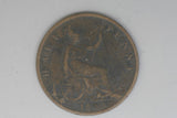 1890 - Half Penny - UK - Great Britain - F