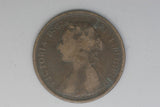 1890 - Half Penny - UK - Great Britain - F