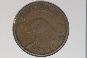 1943 - I - Australia Penny - VF