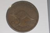 1947 - M - Australia Penny - Date Doubled (R5) - VF