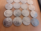 1995 - Australia - 50 Cent Coins * 20 - Weary Dunlop - EF - Bulk