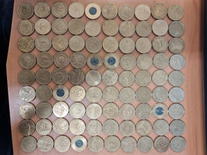 1986 to 2020 - Australia - 1 Dollar Coins * 100 - Commemorative - No Junk - Bulk