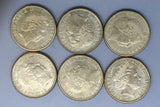 1999 - Australia - 1 Dollar Coins * 6 - Pension - EF - Bulk