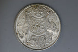 1966 - Australia 50 Cent Coin - Coat of Arms - .925 Silver - VF / Tarnished