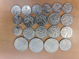 20 * New Zealand Coins from 1999 to 2004