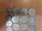 20 * New Zealand Coins from 1999 to 2004