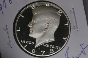 1978 - S - Half Dollar Coin - USA - Kennedy - Proof