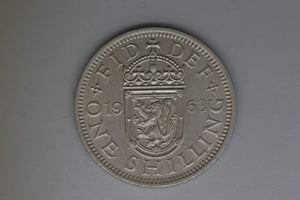 1963 - UK - Scotland - Shilling Coin - VF