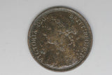 1879 - Half Penny - UK - Great Britain - EF / Corrosion