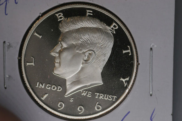 1996 - S - Half Dollar Coin - USA - Kennedy - Proof