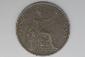 1898 - Penny - UK - Great Britain - gVF / Grotty