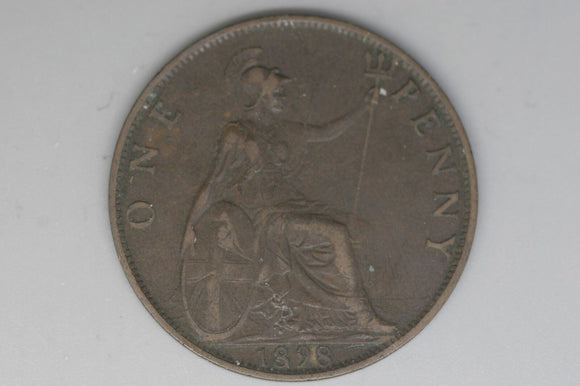 1898 - Penny - UK - Great Britain - gVF / Grotty