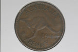 1945 - Australia Penny - Pealing Error around Date - F