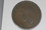 1945 - Australia Penny - Pealing Error around Date - F