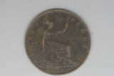 1881 - Half Penny - UK - Great Britain - aVF / Problem Coin