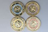 2021 - Australia 2 Dollar Coins * 4 - The Wiggles Set - aUNC / UNC