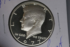 1977 - S - Half Dollar Coin - USA - Kennedy - Proof