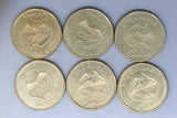 2002 - Australia - 1 Dollar Coins * 6 - Year of the Outback - gVF - Bulk