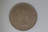 1954 - UK - Great Britain - Half Penny Coin - VF