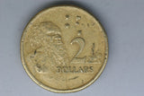 1990 - Australia - 2 Dollar Coin - Elder - Obverse Legend Doubled - F