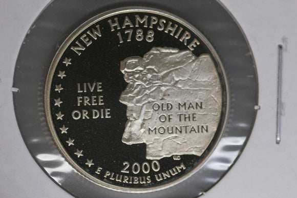 2000 - S  - USA State Quarter - New Hampshire - Proof