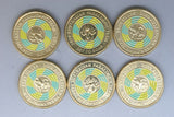 2020 - Australia 2 Dollar Coins * 6 - Paralympics - Bulk - aUNC / UNC